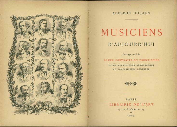 Jullien, Adolphe - Musiciens d'Aujourd'hui