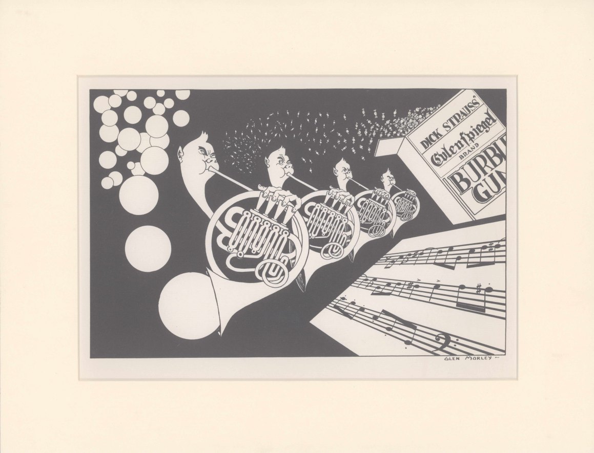 FRENCH HORN CARICATURE - Morley, Glen Stewart