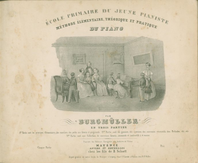 Burgmüller, Friedrich - École Primaire du Jeune Pianiste. Méthode