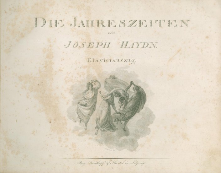 Haydn, Franz Joseph - Die Jahreszeiten. Klavierauszug. [The Seasons.