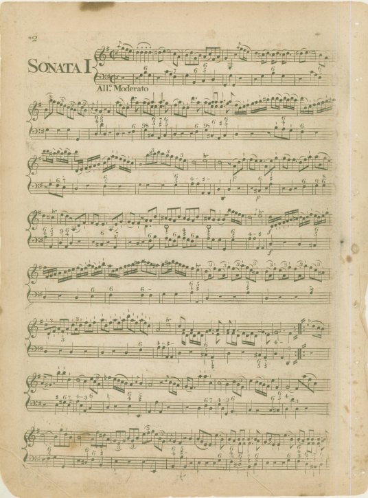 Vanhall, Johann Baptist - A Second Set of Six Solos for a Violin and