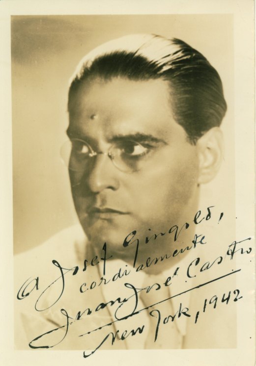 Castro, Juan José - Photograph Signed