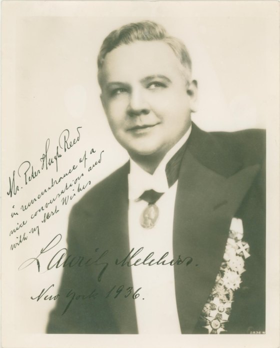 Melchior, Lauritz - Photograph Signed