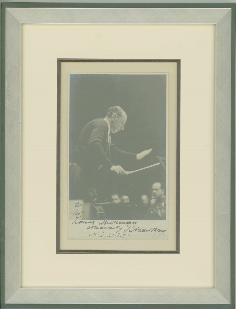 Stravinsky, Igor - Photograph Signed