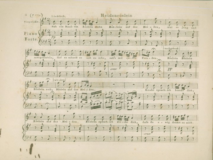 Schubert, Franz - Schäfers Klagelied. Heidenröslein. Jägers